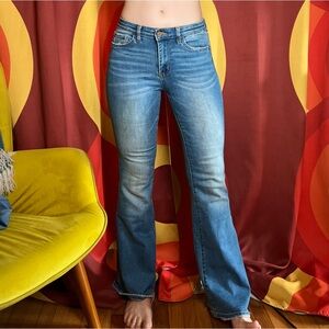 Women's Blue Flared Jeans